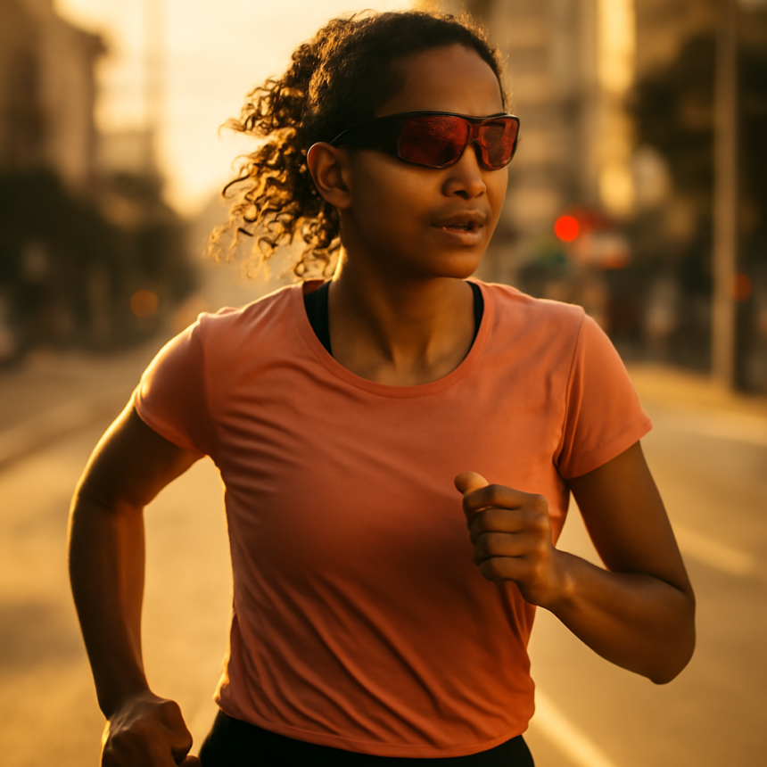 Poeira, vento e insetos no fim de tarde: como blindar sua visão e manter o ritmo na corrida de rua